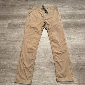 Roark Pants Mens 32 Beige‎ Layover 2.0 Drawstring Slim Straight Fit Vented 32x31